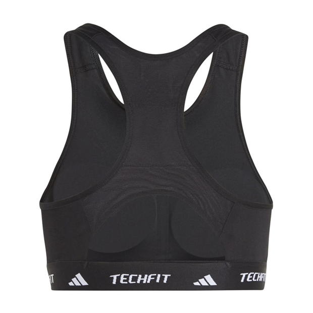adidas TECHFIT Womens Medium Support High Neck Sports Bra