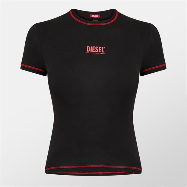 Diesel Uftee-Maddie Crop T-Shirt Womens