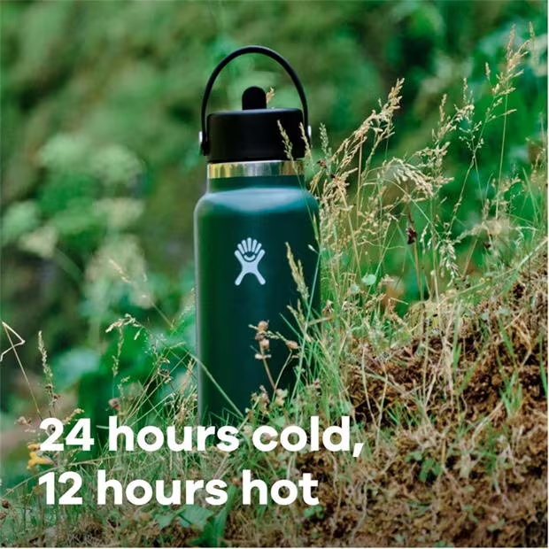 Hydro Flask Flask Wide Mouth Water Bottle 946 ml (32 oz) with Flex Straw Cap