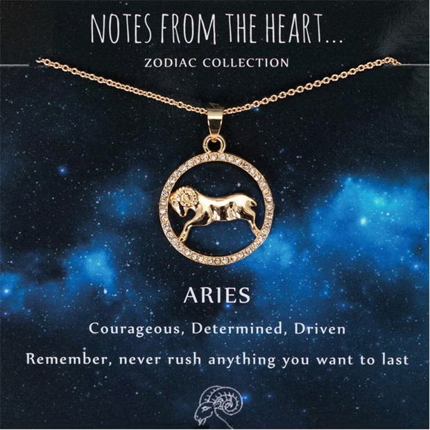Notes From The Heart Notes From The Heart NOTES FROM THE HEART ZODIAC PENDANT ARIE
