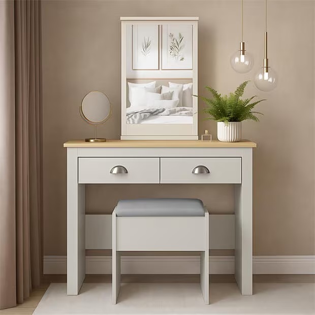 Jack Wills Lancaster 2 Drawer Dressing Table Set