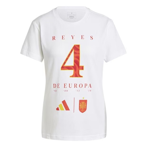adidas Spain Euro Winners T-Shirt Womens