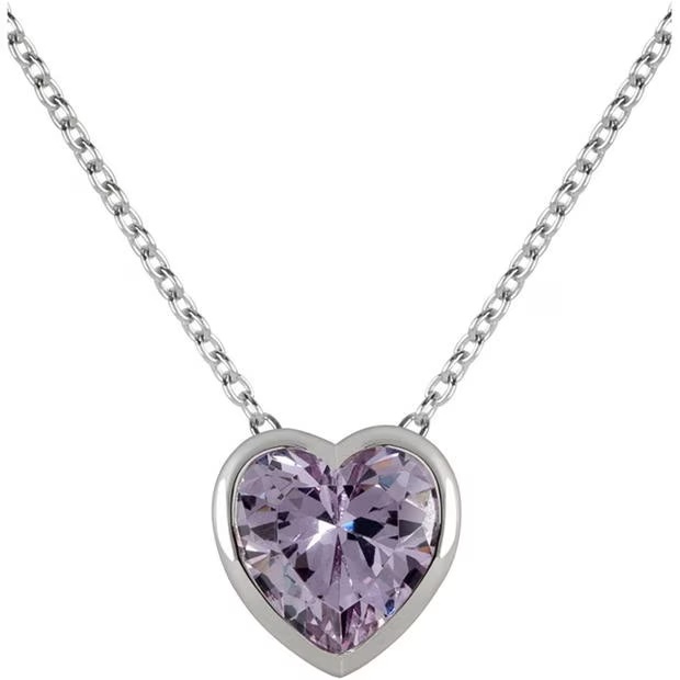 Radley Radley Ladies Sterling Silver Light Amethyst Heart
