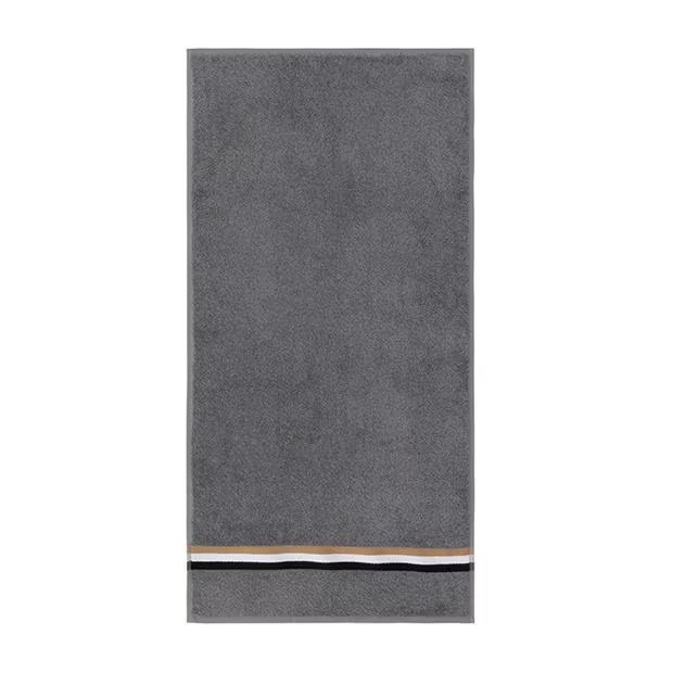 Boss Home Bath Towel with Stripe Detail