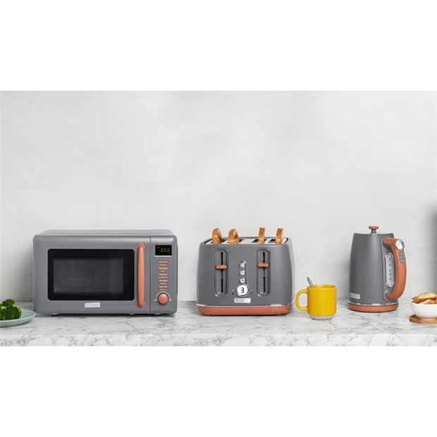 Haden Haden Dorchester Kettle,4sl Toaster & Microwave Pk