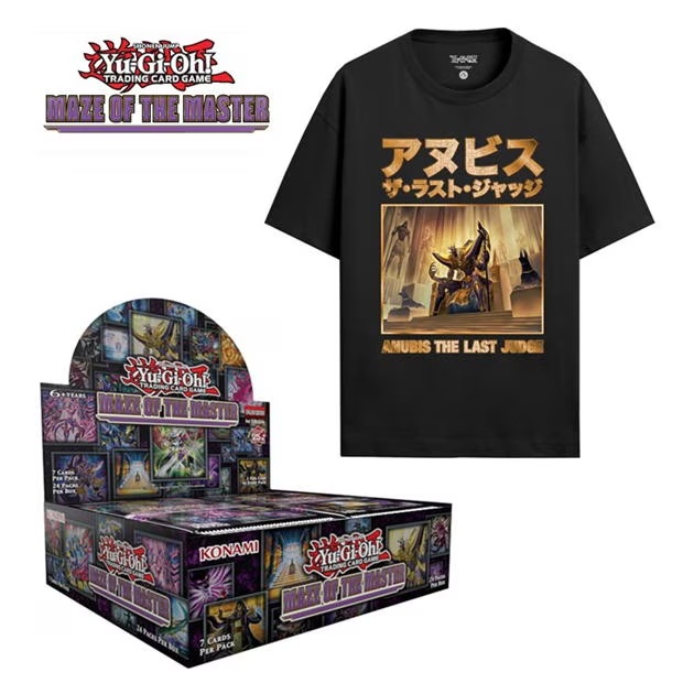 Yu-Gi-Oh Maze of the Master Display + T-Shirt - GAME Exclusive