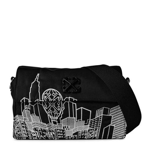 OFF WHITE Soft Jitney 1.4 Ny Skyline Shoulder Bag