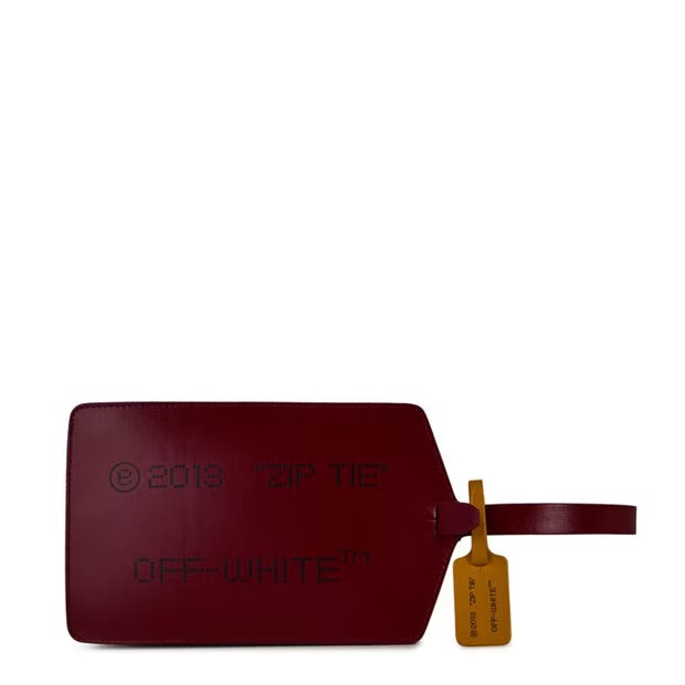 OFF WHITE Zip Tie Pouch