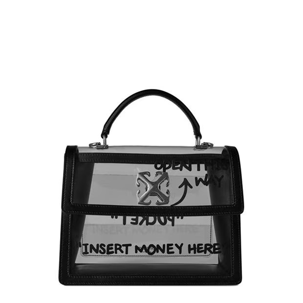 OFF WHITE Jitney 1.4 Top Handle Bag