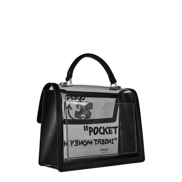 OFF WHITE Jitney 1.4 Top Handle Bag