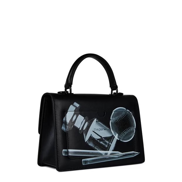 OFF WHITE Jitney X-Ray Print Leather Bag