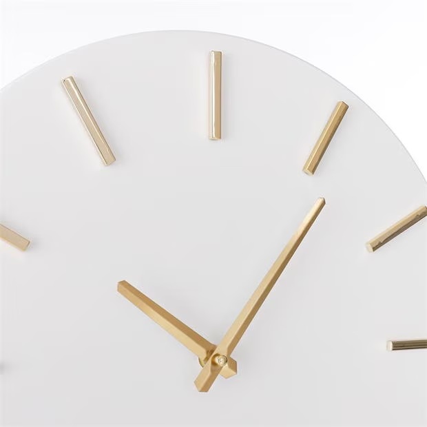 Mica Brixen wall clock aluminium