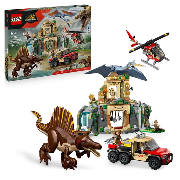 LEGO Jurassic World -Spinosaurus & Quetzalcoatlus Air Mission - 76976