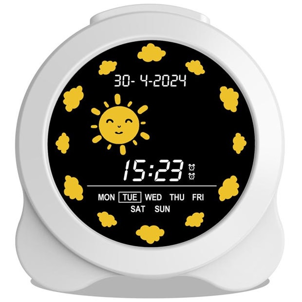 Groov-e Groov-e Kidz Sleep Trainer Alarm Clock - White
