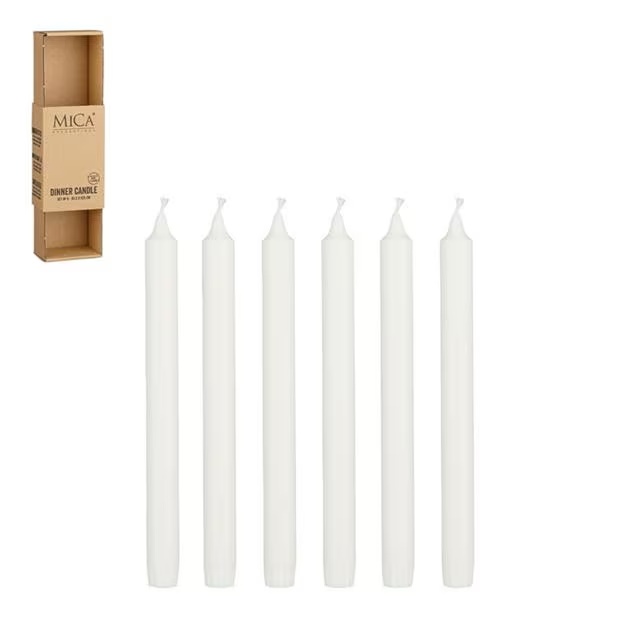 Mica candle stearin 6 pieces