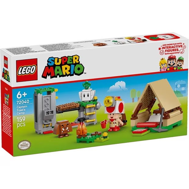 LEGO LEGOÂ® Super Marioâ¢ 72040 Captain Toadâs Camp Toy for Boys Girls and Any Fans
