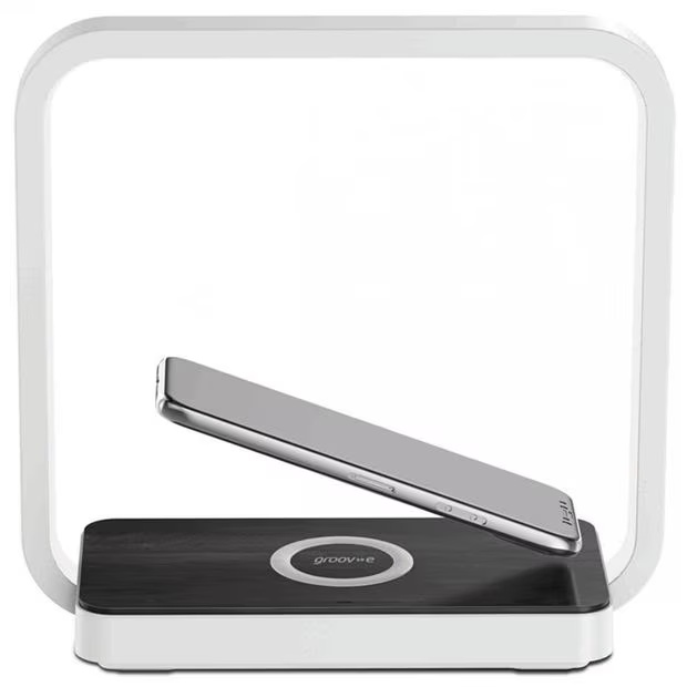 Groov-e Artemis LED Touch Lamp with Wireless Charging Pad