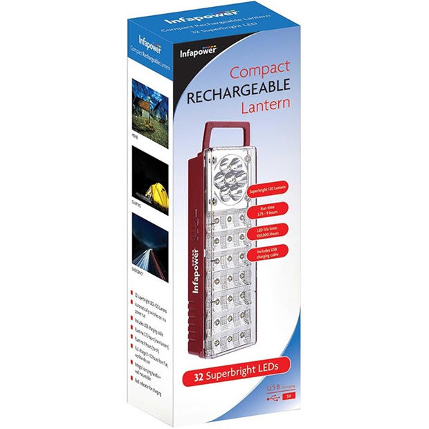 Infapower 32 LED Compact Rechargeable Lantern