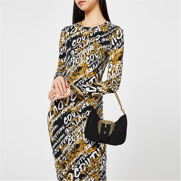VERSACE JEANS COUTURE Buckled Hobo Bag