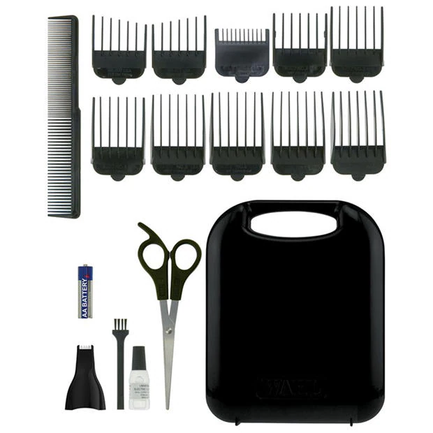 Wahl GroomEase Hair Clipper & Trimmer Gift Set - Black