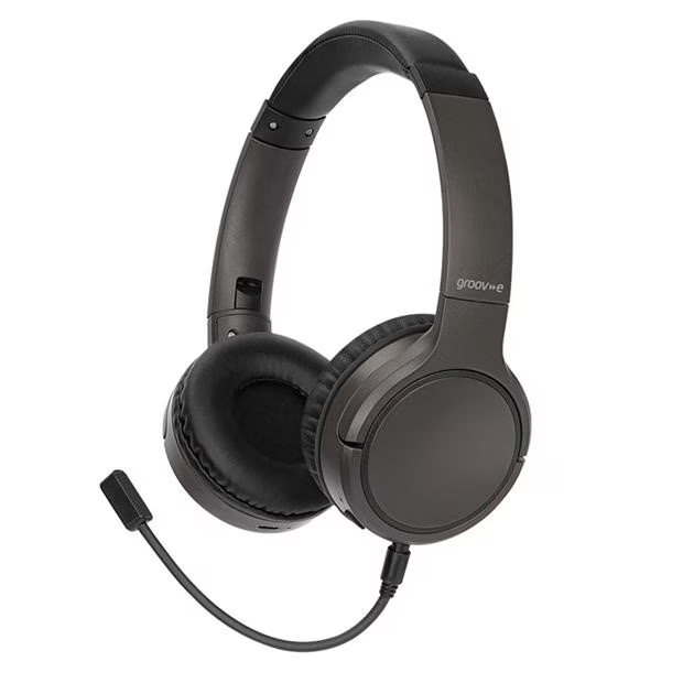 Groov-e Connect Wireless Headphones with Boom Mic