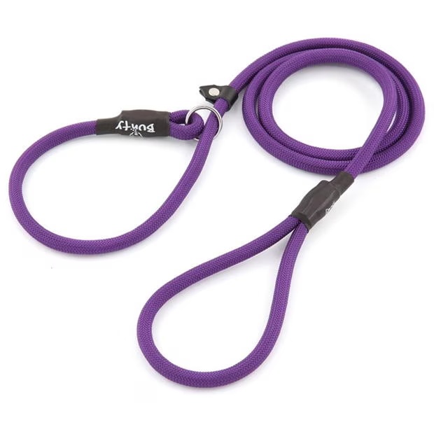 Bunty Bunty Dog Slip On Rope Lead - Purple