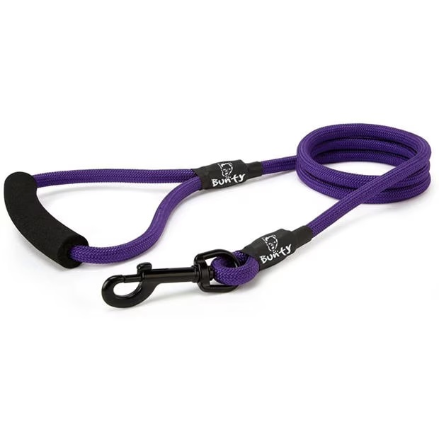 Bunty Bunty Dog Pet Rope Lead - Purple
