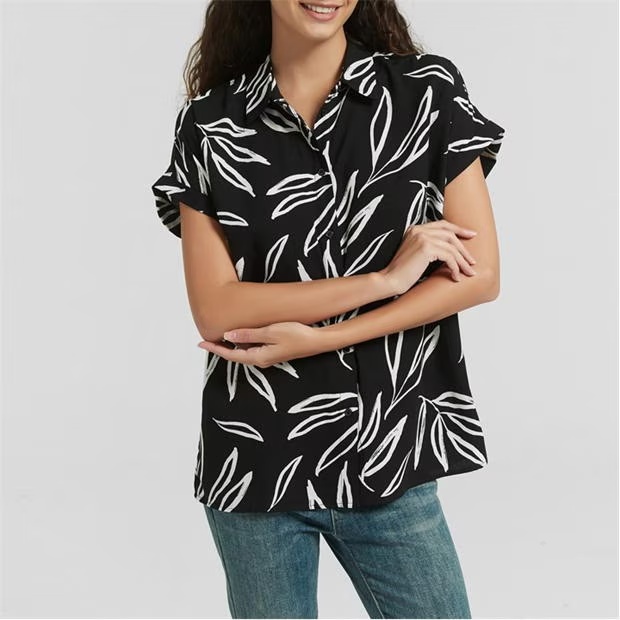 Be You Leaf Print Shirt