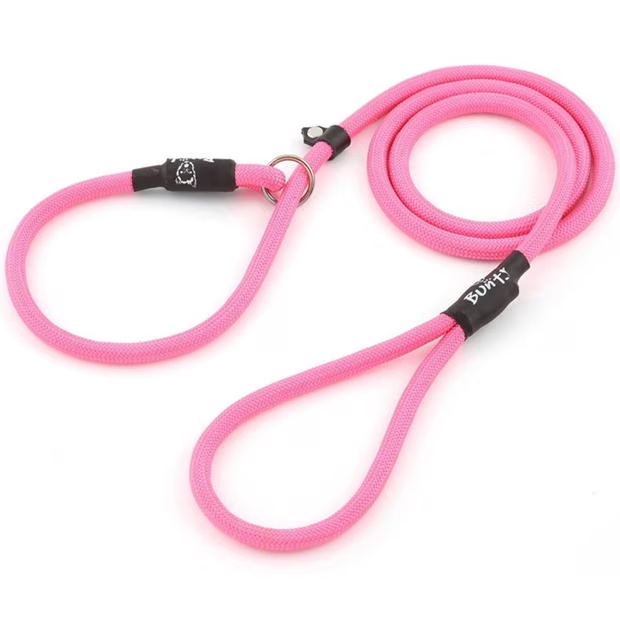 Bunty Bunty Dog Slip On Rope Lead - Pink