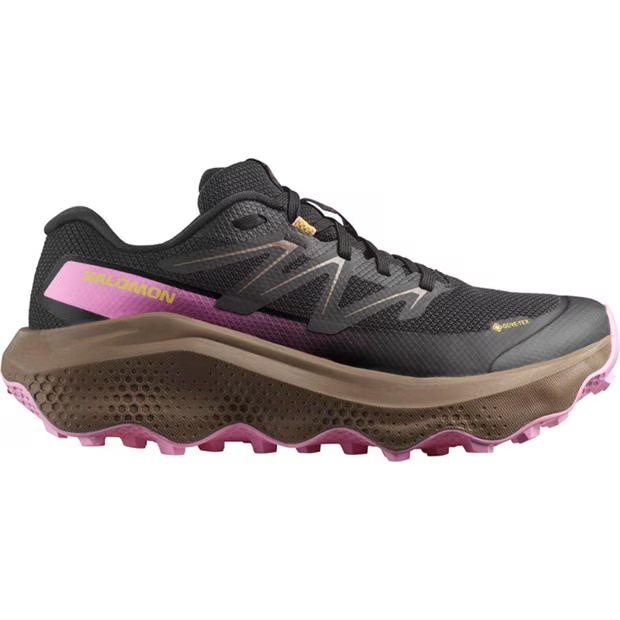 Salomon Shoes Ultra Flow 2 Gtx W Black/Iron/Cycl Trail Running Womens