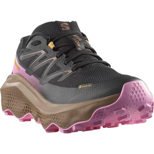 Salomon Shoes Ultra Flow 2 Gtx W Black/Iron/Cycl Trail Running Womens