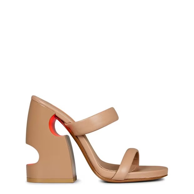 OFF WHITE Pop Meteor Block Heel Mules