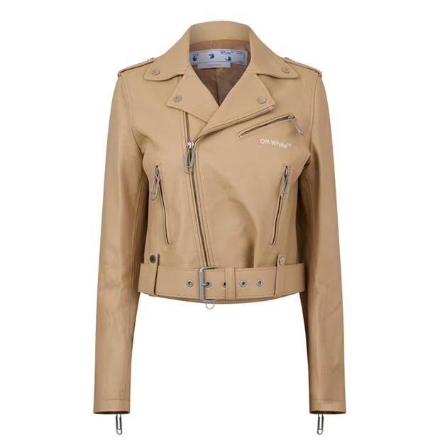 OFF WHITE Diagonal Biker Jacket