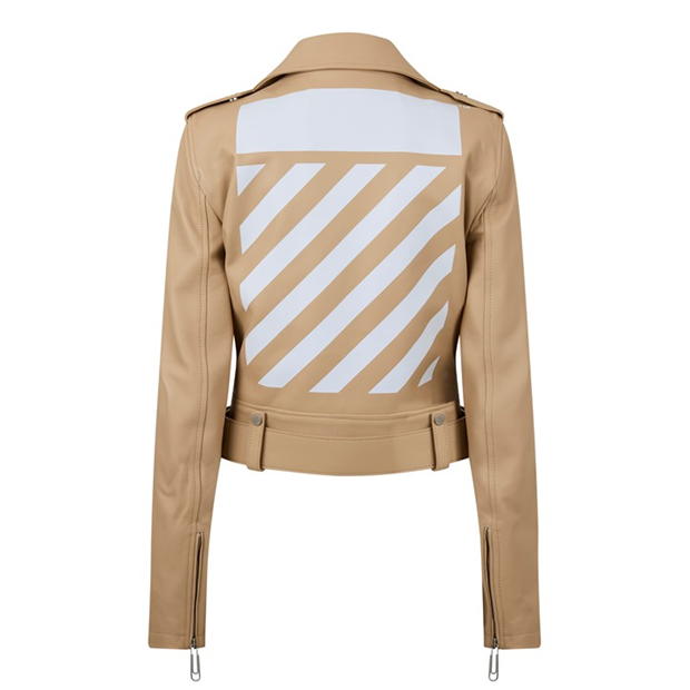 OFF WHITE Diagonal Biker Jacket