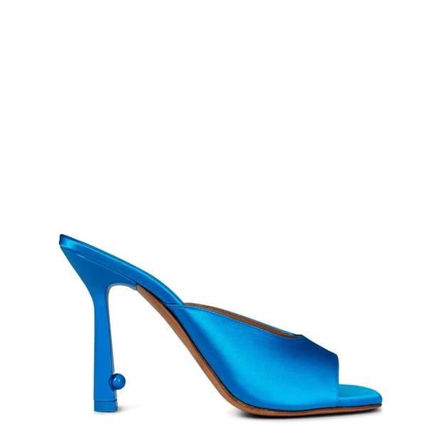OFF WHITE Pop Lollipop Satin High Mule