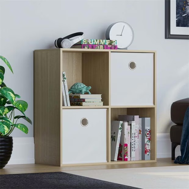 Lassic 2x2 Cube Storage Unit (O) + Set of 2 Storage Cubes