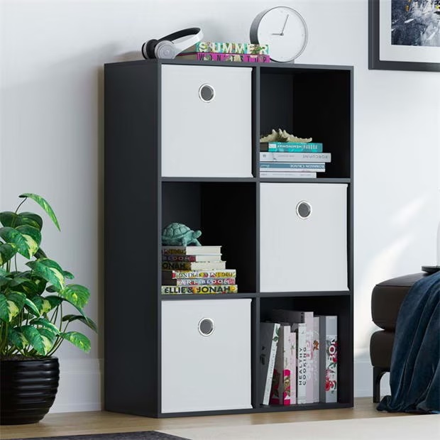 Lassic 2x3 Cube Storage Unit (B) + Set of 3 Storage Cubes