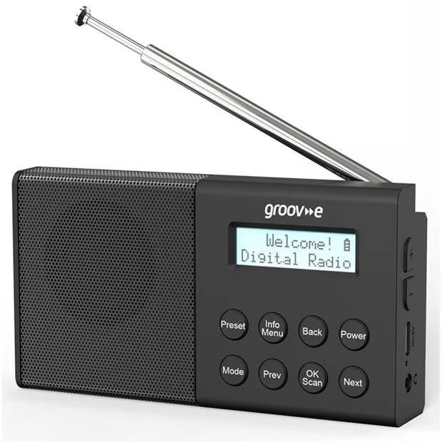 Groov-e Groov-e Geneva Rechargeable DAB Radio