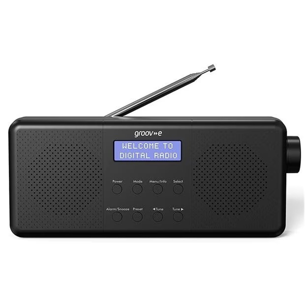 Groov-e Vienna Rechargeable Stereo DAB/FM Digital Radio