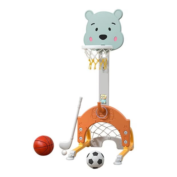 KIDKID Cartoon Panda Basketball Stand with Music