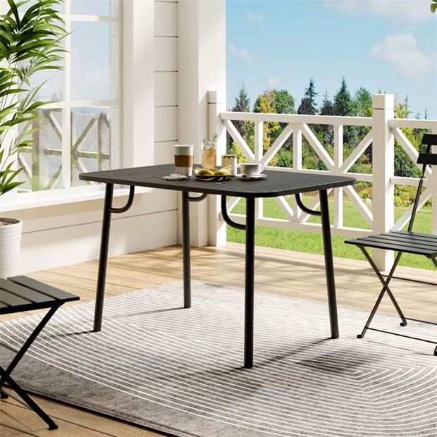 Breeins 1.2m Outdoor Garden Metal Table