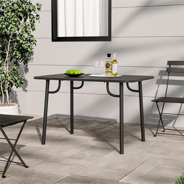 Breeins 1.2m Outdoor Garden Metal Table