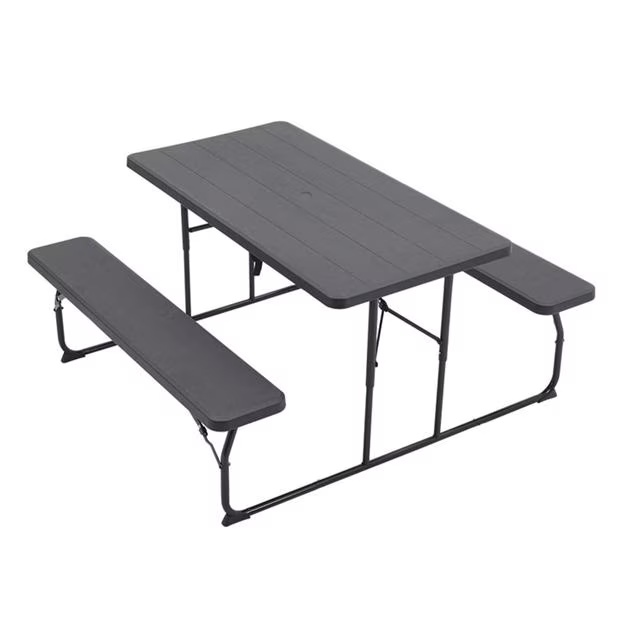 Breeins 74x180x160cm Foldable Picnic Table & Bench Set