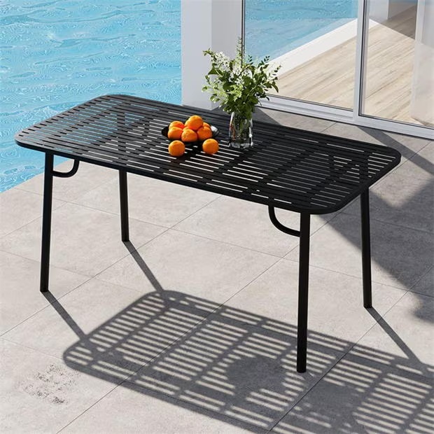 Breeins 1.6m Outdoor Garden Metal Table