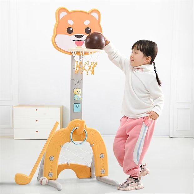 KIDKID 6-in-1 Dog Head Basketball Stand