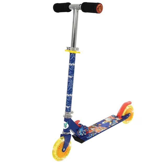 Sonic Sonic Folding Inline Scooter with Light Up Wheels
