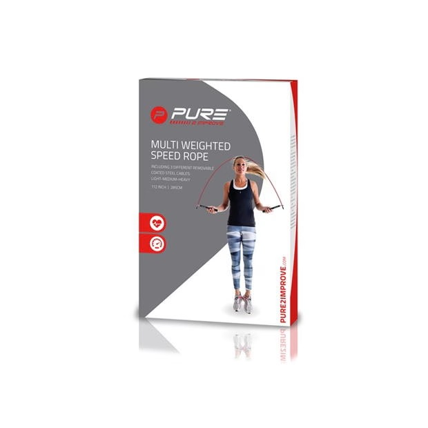 Pure2Improve Pure2Improve Weighted Jumprope - 3 Removable Ropes