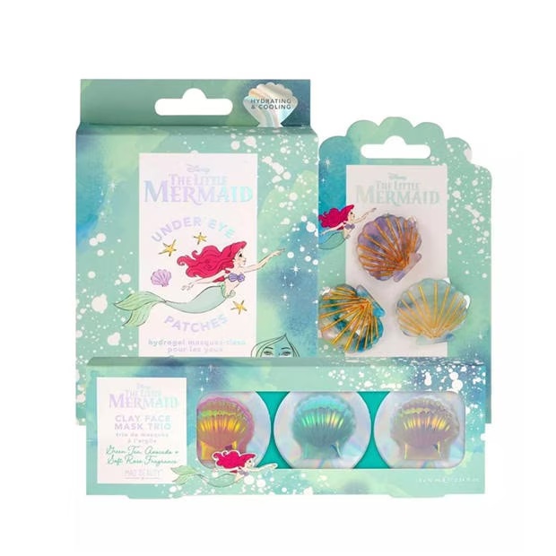 Mad Beauty Little Mermaid Face and Eye Mask Bundle