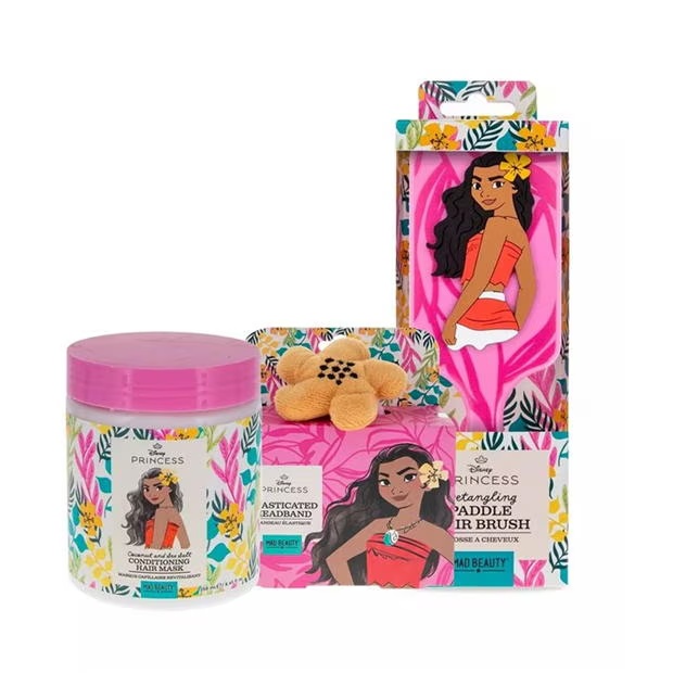 Mad Beauty Moana Hairbrush Headband and Hair Mask Bundle