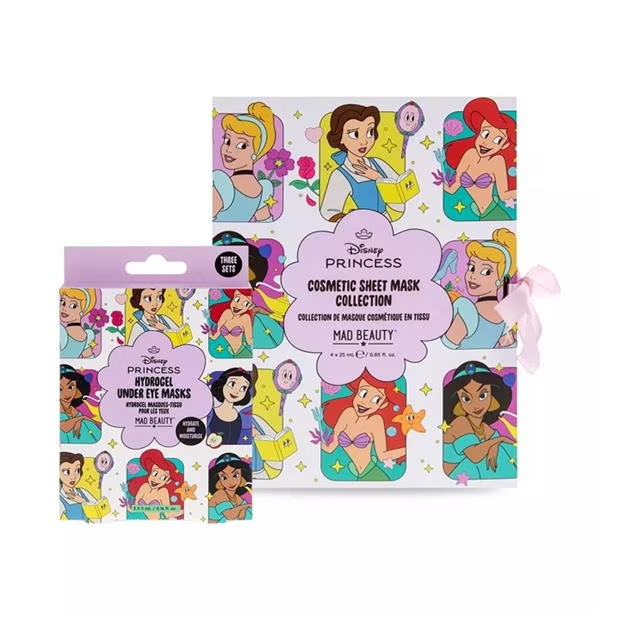 Mad Beauty Disney Princess Eye Gel Mask and Face Mask Bundle